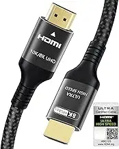 Zertifiziertes 10K 8K HDMI 2.1 Kabel 2M, 48Gbps Ultra High Speed HDMI® Kabel Eth