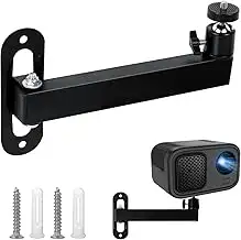 Beamer Halterung Wand Projector Stand, Beamer Wandhalterung Verstellbare 360° Dr