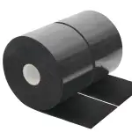QILIMA 2 Rollen Filzband selbstklebend (je 100mm x 5,12m), 3mm extra dickes Filzgleiter-Band, Premium Bodenschutz für Parkett & Laminat, Zuschneidbar, Schwarz