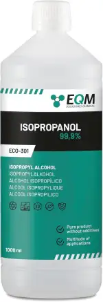 EQM - ECO-301 - Isopropanol - Isopropylalkohol 99.9% - 1L - Reinigung von elektronischen Bauteile...