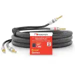 Nakamichi 24K vergoldeter Bananenstecker mit (6 Fuß) Lautsprecherkabel, 99,9% sauerstofffreies Ku...