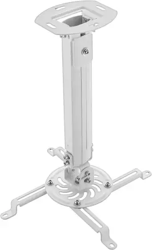 deleyCON Universal Beamerhalterung Deckenhalterung +-15° Neigbar - 360° Drehbar 