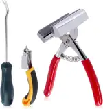 3 Stück robuste Leinwandspannzange und Klammerentferner und Reißzwecken-Abzieher, Aluminium-Legie...