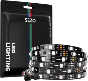 SEZO WS2811 RGB IC LED Streifen 5M 30LEDs/M DC12V Individuell Adressierbar Licht