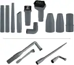 Staubsauger Aufsatz Mini-Aufsatz-Set – Universal-Reinigungsdüsen-Set für 32 mm und 35 mm Staubsau...