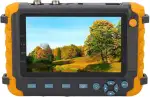 Focket CCTV-Tester, Tragbarer 5-Zoll-8MP-IP-Kameratester, AHD TVI CVI-Koaxial-Analog-Videomonitor...
