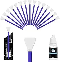 Sensor Reinigungsset, 15 Stück 16mm Sensor Reinigungs Kit für APS-C Kameras Stau
