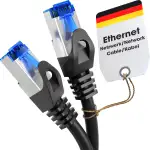 KabelDirekt Netzwerkkabel – Überträgt maximale deutsche Glasfaser-Geschwindigkeit – Netzwerk, Eth...