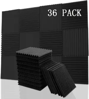 36 Stück Akustikschaumstoff Platten Schall Dämmung Noppenschaumstoff Schallabsor