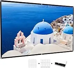 Beamer Leinwand 100 Zoll Faltbare, Tragbare Leinwand Beamer Aultra Thin und hohe