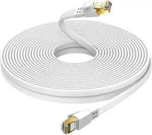 Ercielook Lan Kabel 20m, Hochgeschwindigkeits-Cat8-Netzwerkkabel für den Außen- 