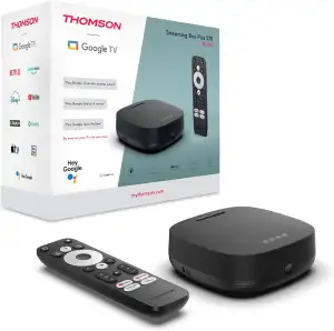 THOMSON Streaming Box Plus 270, Google TV, 4K UHD, Sprachsteuerung, Voice Contro