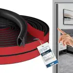 Türdichtung Dichtungsband Selbstklebend 6M – Gummidichtung für Türen & Fenster, Zugluftstopper, S...