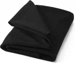 170x50 cm Lautsprecher Stoff Schwarz Stoff Blickdicht Schwarzer Lautsprecher Net