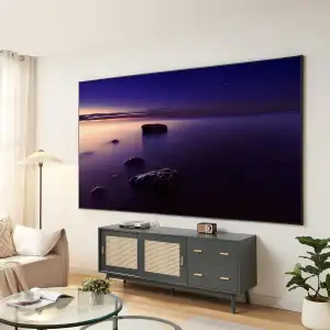 [en.casa] Leinwand Beamer Väkhoga 120 Zoll 266 x 149 cm Projektionsleinwand 16:9