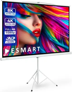 ESMART Professional MISATI Stativ-Leinwand 260 cm Bild 244 x 137 cm (110") 16:9 