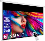 ESMART Professional MIMOTO GRAU Tageslicht-Motor-Leinwand 332 cm Bild 295 x 165 cm (133") 16:9 | Programmierbare Fernbedienung | Heimkino elektrische Beamer Projektionsleinwand | LCD LED