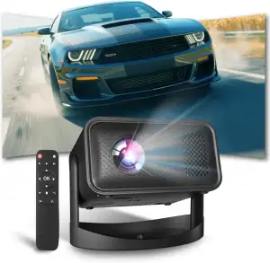 Mini Beamer Unterstützt 4K 1080P, UCOCARE Smart Projector Integrierte APP, Dual-