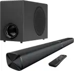 GarageRock Soundbar mit Subwoofer für Fernseher, 110W Heimkino Soundsystem mit Deep Bass&Auto Vol...