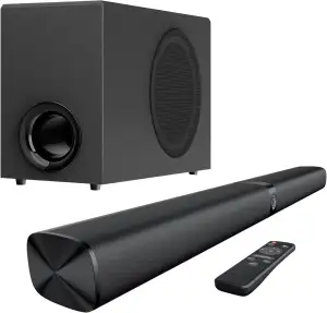 GarageRock Soundbar mit Subwoofer für Fernseher, 110W Heimkino Soundsystem mit D