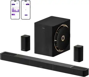 ULTIMEA Skywave X60 7.1.4ch Professionelles Kabelloses Surround Sound System für