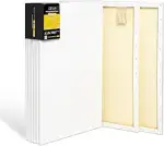 Elan Keilrahmen Leinwand 40x60 380g 6er Set, 380 G/M² 100% Baumwolle Leinwand zum Bemalen, Leinwä...