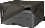 kwmobile Cover kompatibel mit Brother DCP-L2627DWE - Tasche Hülle Drucker - Staubschutzhülle Schutzhaube Schutzhülle - Dunkelgrau