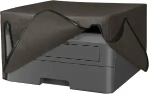 kwmobile Cover kompatibel mit Brother DCP-L2627DWE - Tasche Hülle Drucker - Staubschutzhülle Schutzhaube Schutzhülle - Dunkelgrau