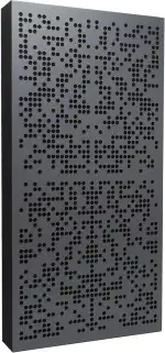 Bluetone Acoustics Binary AbFuser Akustikpaneele – Schalldämmung Akustikplatten – Akustik Absorber und Diffusor zum Heimkino, Studio, Wohnzimmer- Acoustic Panel (100x50x5cm, Anthrazite)