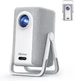 Beamer 4K mit Netflix, iSinbox 1200ANSI 4K Heimkino & Outdoor kurzdistanz Beamer, Smart projektor mit Dolby Audio, Autofokus & Trapezkorrektur, WiFi 6＆ Bluetooth 5.4, HDR10+, Dual-Mode Standfuß