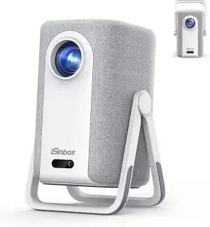 Beamer 4K mit Netflix, iSinbox 1200ANSI 4K Heimkino & Outdoor kurzdistanz Beamer