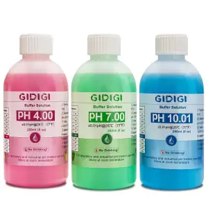 pH Messgerät Kalibrierungslösungs Kit, Enthält pH 4,00, 7,00 und pH 10,01 Lösung