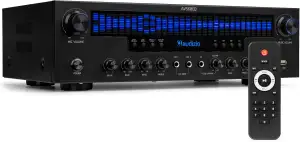 Audizio AV560EQ - 5.1 HiFi Verstärker mit Bluetooth, 390 Watt AV Receiver & Ster