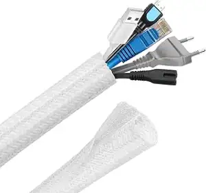 Hocerlu Flexibel 13mm-3 Meter Kabelkanal, Selbstschließend Kabelschlauch Zuschneidbar, Perfekte Kabe