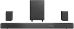 Hisense AX5125H 5.1.2 Soundbar mit kabellosem Subwoofer und Rücklautsprechern, 500W, Dolby Digital Plus, Dolby Atmos, Bluetooth, HDMI eARC/Optical/AUX/USB, Schwarz (2024)