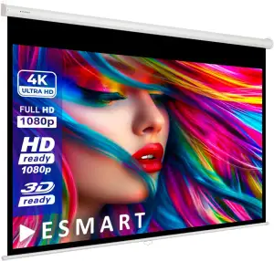 ESMART Economy EXR Rollo-Leinwand 197 cm Bild 180 x 101 cm (81") | Format 16:9 |