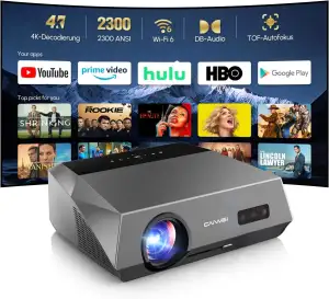 Smart Beamer 4K Wlan Bluetooth NFC, HDR LED Ultra HD 4K Beamer Heimkino Gaming 2