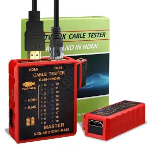 HDMI-Kabeltester, RJ45-Netzwerkkabeltester, Kurzschlusserkennung, offener Stromk
