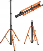 Stativ für Flutlichtstrahler und Baustrahler | Höhenverstellbar 60–160 cm | Robuster Teleskop-Stä...