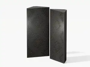 2er-Pack – Schmale akustische Eck-Bassfalle | Diffusion – Reflexion – Schalldämm