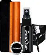 4-IN-1 Reinigungsset für Vinyl Schallplatten - Antistatischer Schallplattenbürste und Samtpolster...