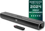 MAJORITY Naga 60 Soundbar für TV Geräte | TV Soundbar mit Integriertem Subwoofer | Bluetooth Sound Bar HDMI ARC | 120W Lautsprecher für Fernseher | 2.1 Soundsystem mit EQ | Wandmontierbar Sound Bar