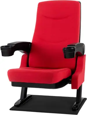 Stagecaptain CS-600R Movieking Kinosessel (Relaxsessel, klappbarer Sitz, 2 x Arm