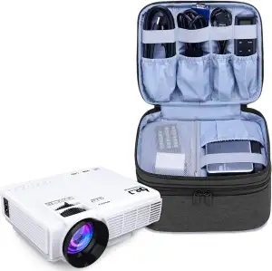 Luxja Beamertasche für Mini Beamer, Projektor Tasche Kompatibel mit APEMAN, QKK,