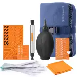 K&F CONCEPT 32 in 1 Reinigungs Set-Travel zur Linsen-, und Objektivreinigung (inkl. Lens Pen, Blasebalg, Mikrofasertücher, Feuchttücher, Handschuh, Mikrofaser Swab, Tragtasche)