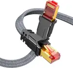 SNOWKIDS Cat 8 LAN Kabel 5meter - Netzwerkkabel 5m 40Gbps Hohe Geschwindigkeit, Ethernet Kabel - ...