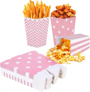 Popcorn-Boxen 36 Stück Popcorn Tüten Pappe Candy Container für Party Snacks Süßi