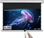 Tab-Tension Motorleinwand – ALR Hochkontrast Leinwand, HiViGrey Cinema 5D HDR (Gain 1,1), elektri...