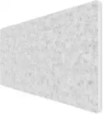 vilz große Schallabsorber Akustikplatte für Schreibtisch, Wand, Decke 170x85x2.4 cm - Akustik Diffusor rechteckig aus recyceltem Filz