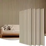 TONOR Akustikpaneele holz, 4 Stück 120 x 60cm - 2,88m² Wandpaneele holz Holzpaneele wand als Scha...